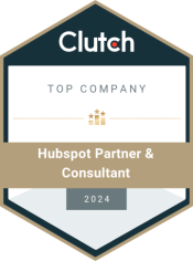 Clutch HubSpot Partner Consultant 2024 award